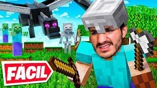 Que tan DIFÍCIL es PASAR MINECRAFT?