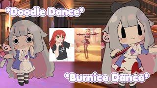 Biboo's Doodle and Burnice Dance Moment in VR Collab