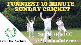 HILARIOUS VILLAGE CRICKET 10 MINUTE HIGHLIGHTS: Sanderstead vs Woodmansterne