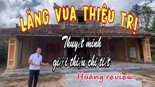 Giới thiệu Lăng vua Thiệu Trị (Xương lăng)