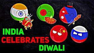 [WHY INDIA CELEBRATES DIWALI?] || DIWALI SPECIAL ️ #countryballs