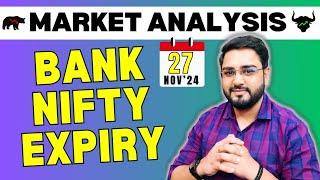 Breakout Tomorrow? | Analysis for Nifty & Bank Nifty  | Intraday Trading Setup for 27th Nov