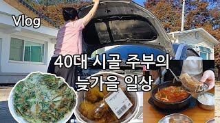 40대 시골 주부의 늦가을 일상