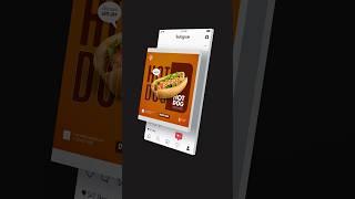 Food Social Media Post Design In Canva || Canva Post Design Tutorial || Rajesh