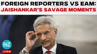 LIVE: 5 Times Jaishankar Shut Down Foreign Reporters On Canada, Russian Oil, Pak, & More | Watch