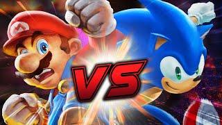 Who wins? MARIO vs SONIC in an Animated Death Battle!