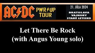 AC/DC - Let There Be Rock (with Angus Young solo) /live/,  letisko Vajnory, BA, Slovakia, 21.7.2024