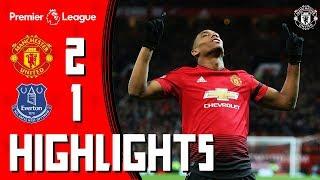 Highlights | Manchester United 2-1 Everton | Martial Stunner Seals the Points!