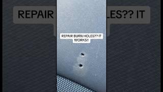 Repair burn holes in your car’s seat! IT WORKS & ITS CHEAP! #diy