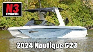 2024 Nautique G23 - Steel Blue Metallic/Lunar White - On Water || N3 Boatworks