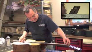 Blues Creek Guitars - Glueing a Bridge Part 1