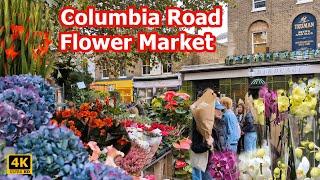 COLUMBIA ROAD FLOWER MARKET | London | 4K