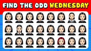 228 puzzles for GENIUS | Find the ODD One Out -  Wednesday Addams Edition Quiz | Easy, Hard Levels