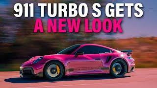 Rubystar Wrap Transformation on a 911 Turbo S!