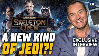 A NEW Kind Of Jedi?! Jude Law & Star Wars Skeleton Crew Cast Interview!