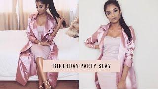 GRWM Birthday Party Slayy | Makeup, Hairstyle and Outfit | Get Ready with me