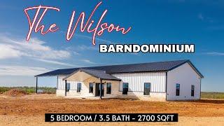 2700 Sqft WILSON Barndominium Home Tour | 5 Bedroom / 3.5 Bath / + BONUS ROOM