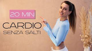 Esercizi cardio per dimagrire SENZA SALTI. 20 min Total Body