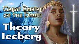 Great Empire of the Dawn Theory Iceberg (edited)  - A Song of Ice and Fire - Game of Thrones