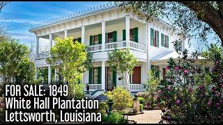 FOR SALE: White Hall Plantation C.1849