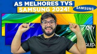 SEM DÚVIDAS! 5 Melhores Smart TV's da SAMSUNG para COMPRAR em 2024!