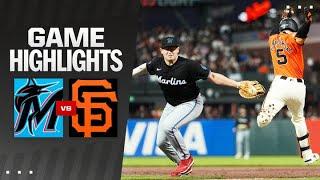 Marlins vs. Giants Game Highlights (8/30/24) | MLB Highlights