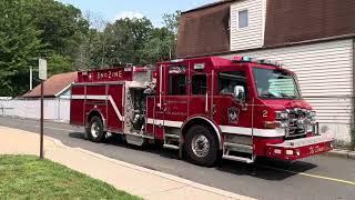 Union Township NJ FD Engine 2 responding to a lockout | Video: 411