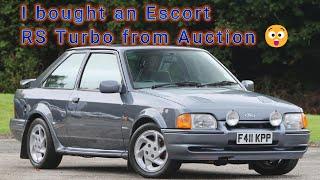 I bought a Ford Escort RS Turbo from an AUCTION !