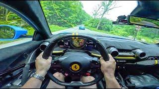 Ferrari 812 Competizione vs F12 TDF POV Drive Review!