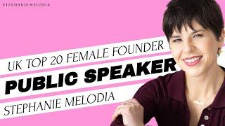 Stephanie Melodia | Public Speaking Showreel 2023