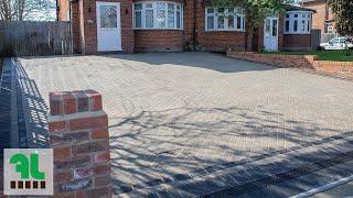 Block Paving Driveway - Timelapse - Standard Concrete Block - Fangorn Landsacpes