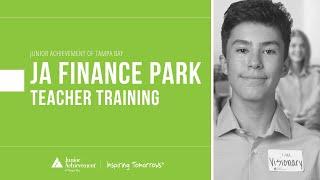 JA Finance Park Teacher Training 2020/2021