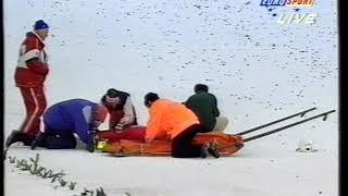 Martin Hoellwarth's crash - Engelberg 1996