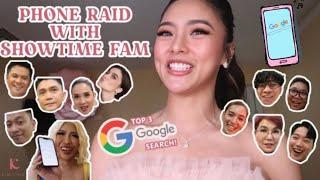 PHONE RAID with SHOWTIME FAM (Top 3 Google Search!) | Kim Chiu