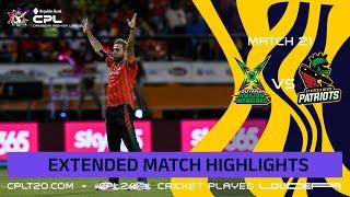 Extended Highlights | Guyana Amazon Warriors vs St Kitts and Nevis Patriots | CPL 2024