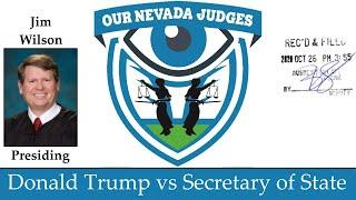 Event: Donald Trump vs the Secretary of State