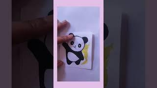 easy paintings# panda #art by iqra 