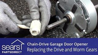 Replacing the Drive and Worm Gears on a Chain-Drive Garage Door Opener