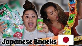 Trying Japan's MOST POPULAR Snacks For The FIRST TIME!!!