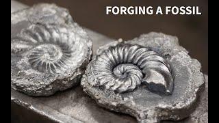 Nigel Barnett Artist Blacksmith - Forging a Fiery Fossil!