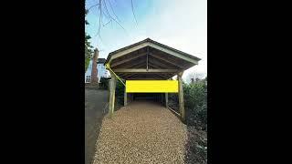 Back to Back Wooden Carport Build in Surrey #carport #hampshiregardenstructures