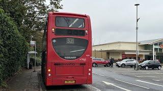 *OG Green blind* journey on bus route 321 to New Cross Gate Go-Ahead London Enviro 400 SN61BKK E203