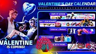 Velentine Event Free Fire 2025 | Free Fire New Event | Ff New Event Today | Upcoming New Event Ff