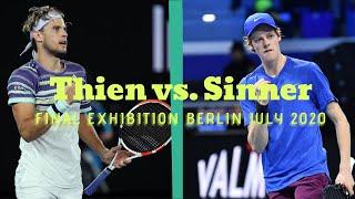 Dominic Thien vs Jannik Sinner FINAL BERLIN BETT1 ACES JULY 2020 FULL MATCH Ultimate Tennis Showdown