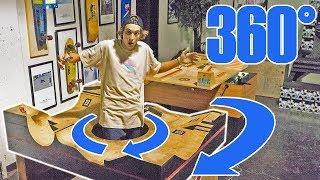 360 DEGREE FINGERBOARD TABLE at Indoor Skatepark *Undialed West Tour Part 1*