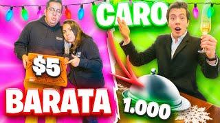 CENA DE NAVIDAD CARA VS CENA DE NAVIDAD BARATA - VLOGMAS 22