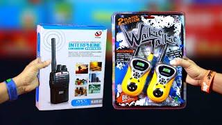 Walkie Talkie & Intercom Collection, Unboxing & Review, Peephole View Toys