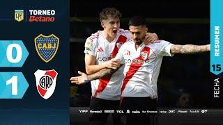 BOCA 0 - 1 RIVER I Resumen del partido | #TorneoBetano 2024