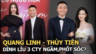 Quang Linh-Thùy Tiên dính líu 3 cty ngầm, phốt sốc?