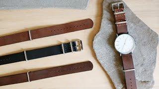 Making a Leather WATCH STRAP (NATO) - FREE Pattern
